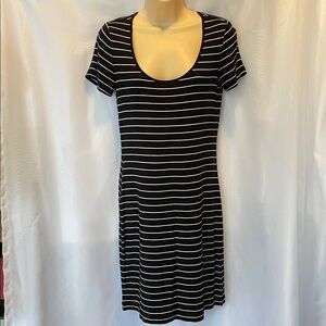 Women’s Calvin Klein Striped T-Shirt Dress